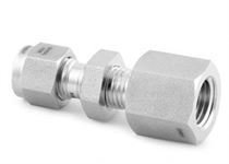 Ferrule Female Bulkhead Connector Fitting Supplier in India