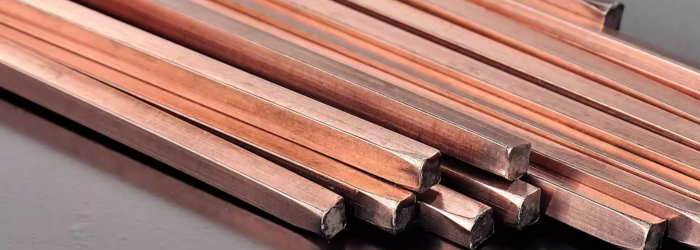 Exothermic welding termination of copper strips